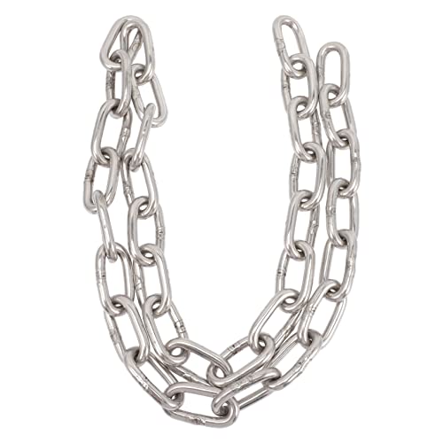 Toyvian Hundeleine Mittelkette Hunde Haustier Silber Edelstahl von Toyvian