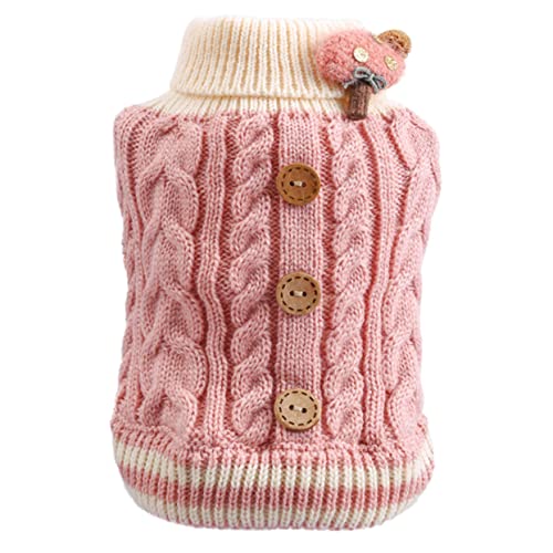 Toyvian Hundepullover und Katzenpullover für Herbst und Winter Warmer Bequemer Strickpullover mit Cartoon Design für Welpen und Kätzchen XL von Toyvian