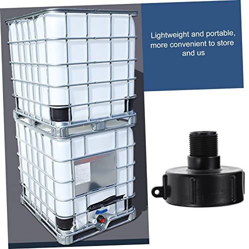Toyvian IBC Tank Adapter Außengewinde Kunststoff Anschlussstück für IBC Tonnenventil Langlebiger Schlauchverbinder für Wasserbehälter und Gartenschläuche Einfach zu Montieren und von Toyvian