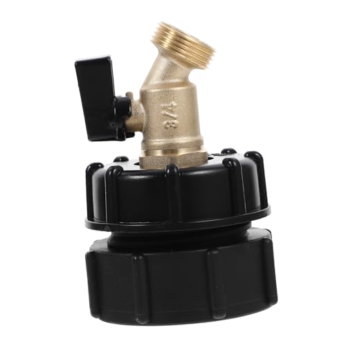 Toyvian Ibc Tankadapter mit Gartenhahn für Gallonen Ibc Wassertanks Robuste und Konstruktion Sicherer Wasserfluss für Gartenanwendungen von Toyvian