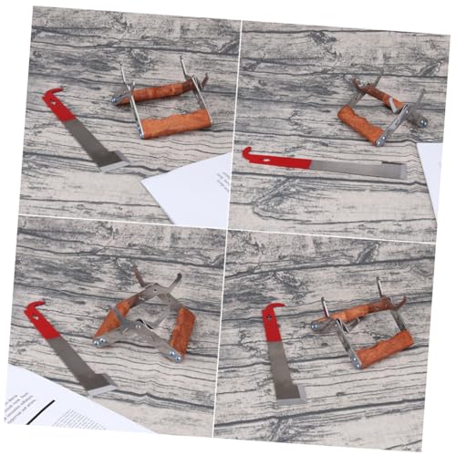 Toyvian Imkereibedarf Teiliges Bienenzucht Werkzeug mit Holzgriff Rahmenheber und Schaber für Imker Langlebig Multifunktional Sicher und Komfortabel von Toyvian