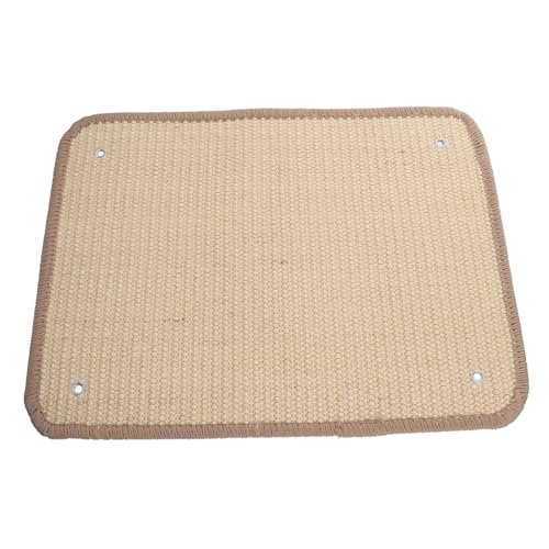 Toyvian Katzenkratzbrett Sisal Wandkratzer Kratzbrett Für Couch Indoor Katzenspielzeug Matte Wandbefestigung von Toyvian