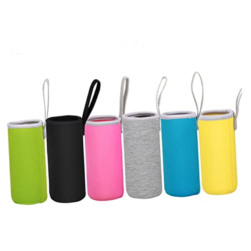 Toyvian Isolierte Wasserflasche Tragetasche Neopren Hülle für und Kunststoffflaschen Grün Leicht für Outdoor Aktivitäten von Toyvian