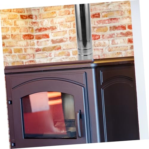 Toyvian Edelstahlkaminrohr Für Holzofen Isoliertes Kaminabzugrohr Kaminrohr Für Holzofen Rohre Für Ofenabzug Kaminzubehör Mit Einfacher Installation von Toyvian