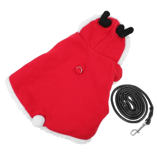 Toyvian Kaninchen Geschirr mit Leine Leichtes Hasengeschirr für Kleine Haustiere Niedliche Winterkleidung Wärmeisolierend Geeignet für Kleine Kaninchen und Andere Kleintiere von Toyvian