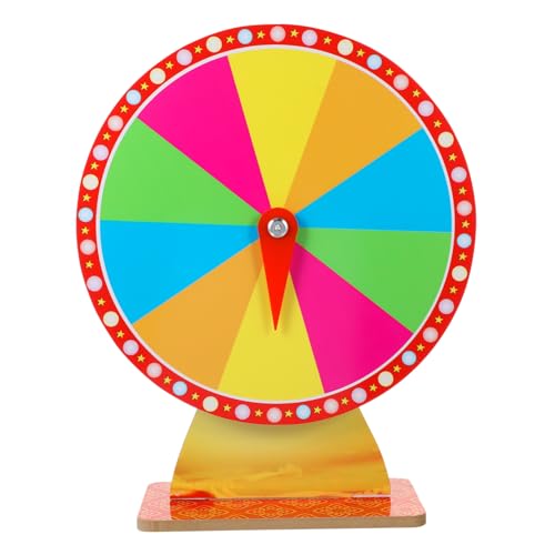 Toyvian Karnevals Roulette Wheel Tisch drehspiel Leicht Tragbar Vielseitig für Messe Event Spielspaß Langlebig aus Kunststoff Toyvian Karnevals Roulette Wheel Tisch drehspiel Leicht Tragbar Vielseitig für Messe Event Spielspaß Langlebig aus Kunststoff von Toyvian