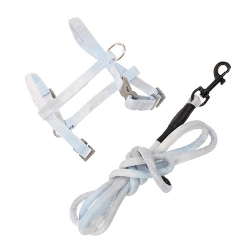 Toyvian Katzen Geschirr Set mit Leine Verstellbare Atmungsaktive Katzenweste für Kätzchen Süßer Schleifen Bowknot Design für Tägliche und Besondere Anlässe von Toyvian