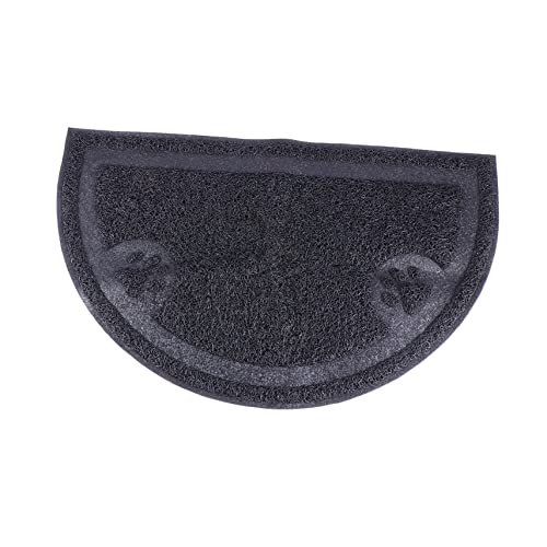 Toyvian Katzenstreu Matte Unterlage Wurf Haustierfuttermatte Fütterung Müllmatte Pads PVC katzenstreu pad Katze Tischset Kissen aus Katzenstreu wasserdichte Matte Schwarz Zufällige Farbe von Toyvian