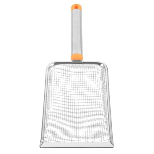 Toyvian Katzenstreuschaufel mit Ergonomischem Griff Wiederverwendbare Katzentoilette Schaufel mit Feinem Mesh Filter für Einfache von Katzenstreu und im Innenbereich von Toyvian