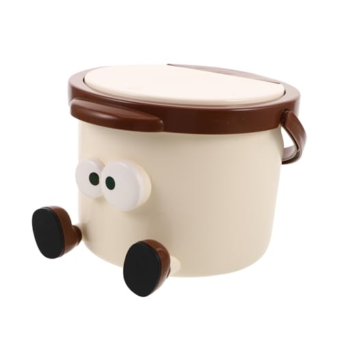 Toyvian Kawaii Desktop Müllbehälter mit Drucköffnung Mini Cartoon Abfalleimer für Küche Babyzimmer Büro Praktischer Kleiner Tischabfallbehälter Dekorativer Müllkorb für Zuhause Toyvian Kawaii Desktop Müllbehälter mit Drucköffnung Mini Cartoon Abfalleimer für Küche Babyzimmer Büro Praktischer Kleiner Tischabfallbehälter Dekorativer Müllkorb für Zuhause von Toyvian