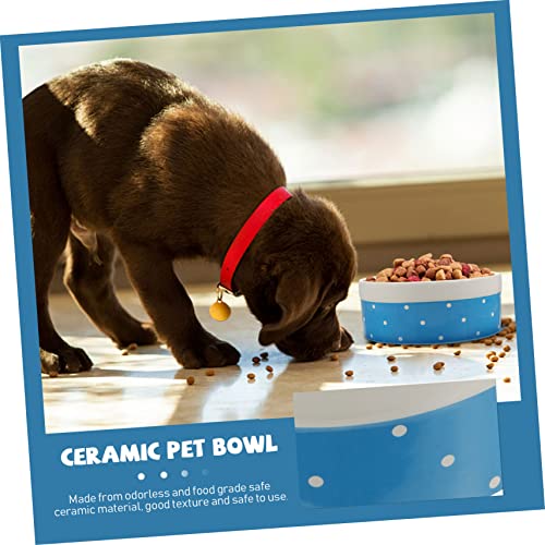 Toyvian Keramik Haustiernapf Katerschale Lebensmittelecht Gesund Einfach Zu Reinigen Für Katzen Und Kleine Hunde Hellblau Toyvian Keramik Haustiernapf Katerschale Lebensmittelecht Gesund Einfach Zu Reinigen Für Katzen Und Kleine Hunde Hellblau von Toyvian