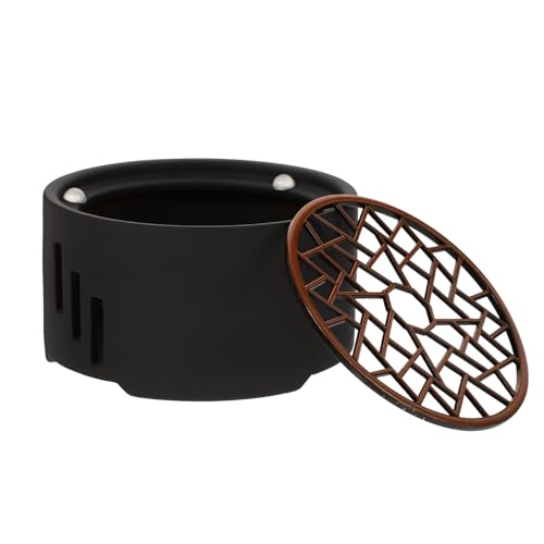Toyvian Keramik Teapot Heizbasis Stövchen Wärmer für Teekannen Warmhaltefunktion Leicht Tragbar Praktisch für Zuhause Büro von Toyvian