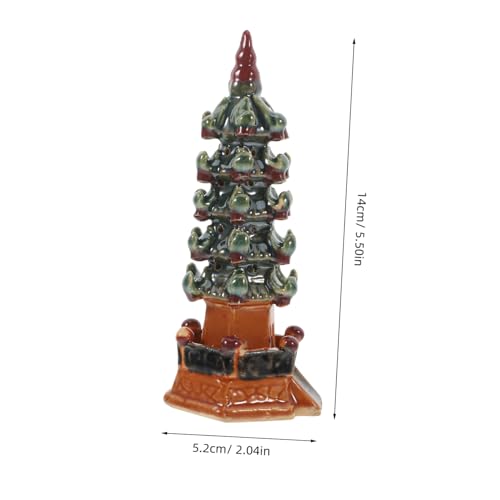 Toyvian Keramische Miniatur-Tempel Fischbecken Ornament Langlebig Realistisch Zen Garten Dekoration Bonsai Aquarium Landschaftsmodell Toyvian Keramische Miniatur-Tempel Fischbecken Ornament Langlebig Realistisch Zen Garten Dekoration Bonsai Aquarium Landschaftsmodell von Toyvian