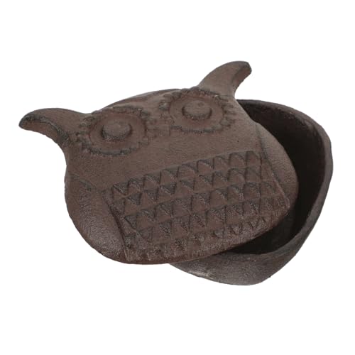 Toyvian Key Hider Katzenkopf Deko Box für Ersatzschlüssel Wetterfester Schlüsselversteck für Garten und Außenbereich Realistisches Design als Praktischer Schlüsselhalter von Toyvian