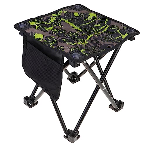 Toyvian Klappbarer Angelstuhl Tragbar Für Draußen Leicht Campingsitze Beine Multifunktionaler Hocker Strand Sport Terrasse Faltbar Zusammenklappbar Rasen Outdoor Bar von Toyvian