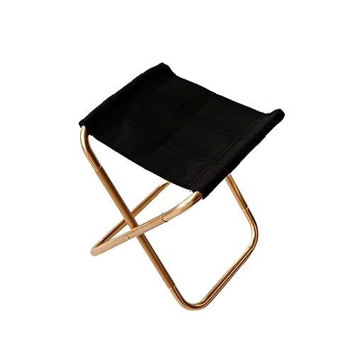 Toyvian Faltbarer Campingstuhl Aluminium Tragbar Und Leicht Für Outdoor-aktivitäten Und Goldene Farbe Multifunktional Als Sitz Tisch Oder Fußstütze von Toyvian