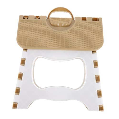 Toyvian Klappbarer Kunststoffhocker Faltbarer Outdoor-Stuhl Tragbarer Mini-hocker Für Camping Und Angeln Belastbar Für Junge Mädchen Und Erwachsene von Toyvian