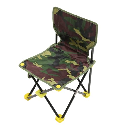 Toyvian Klappbarer Outdoor Angelstuhl Oxford und Robustem Kompakter Campinghocker Tragbarer Sitzhocker für Strand Angel und Barbecue Ausrüstung Leicht und Langlebig von Toyvian