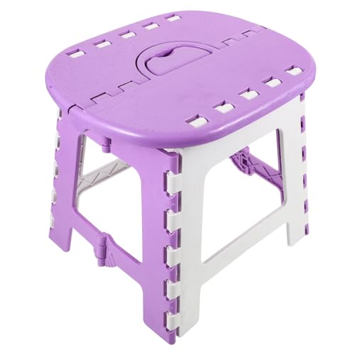 Toyvian Klappbarer Tragbarer Hocker Multifunktionaler Campingstuhl für Angeln Garten und Outdoor Aktivitäten mit Aufbewahrungstasche Lila Faltbares Design Toyvian Klappbarer Tragbarer Hocker Multifunktionaler Campingstuhl für Angeln Garten und Outdoor Aktivitäten mit Aufbewahrungstasche Lila Faltbares Design von Toyvian