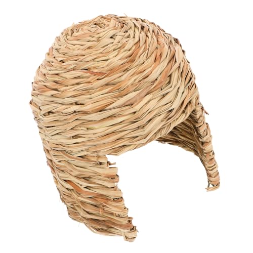 Toyvian Grass House Handgewebte Natur-hütte Aus Seegras Für Kaninchen Meerschweinchen Hamster Und Chinchillas Für Innen Und Außenbereich Bietet Sicheren Rückzugsort Und Spielspaß Toyvian Grass House Handgewebte Natur-hütte Aus Seegras Für Kaninchen Meerschweinchen Hamster Und Chinchillas Für Innen Und Außenbereich Bietet Sicheren Rückzugsort Und Spielspaß von Toyvian