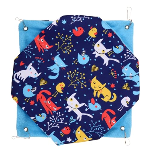 Toyvian Hängematte Für Meerschweinchen Bequemes Hamsterbett Hängendes Chinchillabett Warmes Winterbett Waschbares Kleintierbett Für Hamster Ratten Frettchen Und Andere Kleine Haustiere von Toyvian