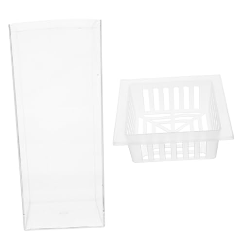 Toyvian Kleines Kunststoff Aquarium für Schreibtisch Transparenter Betta Fischbehälter mit Hydroponikfunktion Platzsparend und Dekorativ für Büro und Wohnzimmer Mikro Landschafts Toyvian Kleines Kunststoff Aquarium für Schreibtisch Transparenter Betta Fischbehälter mit Hydroponikfunktion Platzsparend und Dekorativ für Büro und Wohnzimmer Mikro Landschafts von Toyvian