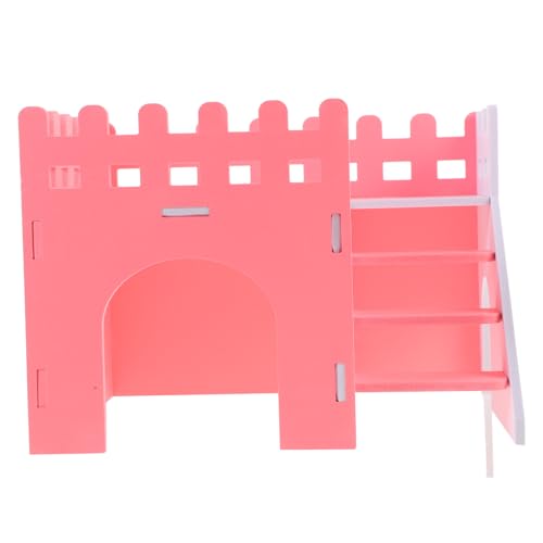 Toyvian Kleintierhaus für Hamster und Meerschweinchen Doppelte Villa aus Strapazierfähigem Einfach zu Reinigen Multifunktionale Rückzugsmöglichkeit für Kleine Haustiere von Toyvian