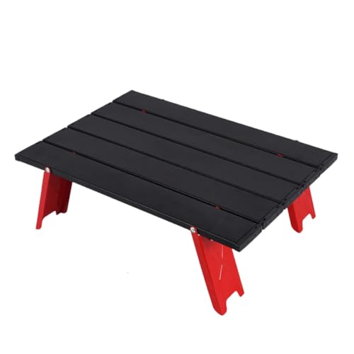 Toyvian Kompakter Faltbarer Campingtisch Tragbarer Outdoor Robuster Klapptisch für Picknick und Camping Rot Toyvian Kompakter Faltbarer Campingtisch Tragbarer Outdoor Robuster Klapptisch für Picknick und Camping Rot von Toyvian
