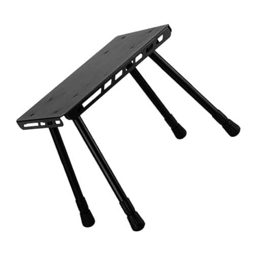 Toyvian Kompakter Klappbarer Campingtisch Tragbar Leicht Robust für Outdoor Picknick Grillen Wandern mit Robustem Gestell und Aufbewahrungstasche für Camping Zubehör von Toyvian