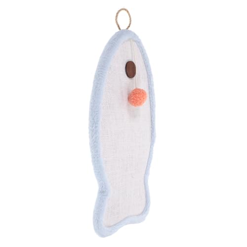 Toyvian Kratzbrett Katze Kitten Kratzmatte aus Langlebigem Sisal Beidseitig Nutzbar Stabiler Katzenkratzer für Zuhause Schützt Möbel und Teppiche Attraktives Design in Walblau für von Toyvian
