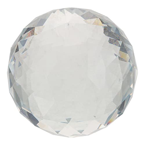 Toyvian Kristallkugel Prisma Kugelförmiger Kristallanhänger Kristallkugeldekor Zum Aufhängen Kristalle Kristalldekorationen Kristallkugeln Dekoration Kristallprisma Transparent Glas von Toyvian