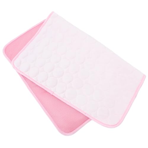 Toyvian Kühlmatte für Hunde und Katzen Selbstkühlendes Haustierkissen Waschbar Langlebig Leicht aus Kühlendem Material von Toyvian