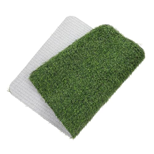 Toyvian Künstliche Gras Fußmatte für Außenbereich Rasenmatte für Haustür und Garten Dekorative Bodenmatte für Rustikale und Moderne von Toyvian
