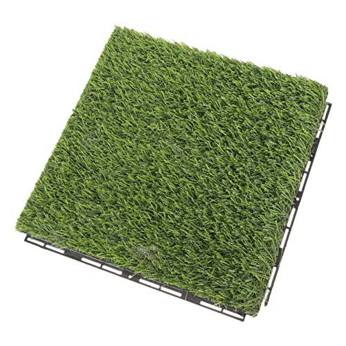 Toyvian Künstliche Grasmatte Realistische Simulation Rasenmatte für Garten und Spielplatz Zuschneidbar Naturnahe und Haptik Sicheres Material für Dekorationen von Toyvian