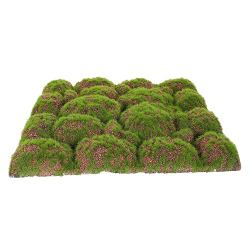 Toyvian Künstliche Mooswandpaneele DIY Grünpflanzen Wanddekoration Naturnahes Realistisches Moos Backdrop für Innenbereich Büro Hochzeit Vielseitig Einsetzbar Moderne Stilvielfalt von Toyvian