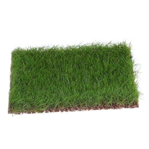 Toyvian Kunstrasen Für Miniaturblumen Im Puppenhaus Statisches Gras Für Modellbau Künstlicher Minirasen Für Eisenbahnlandschaftskulissen Miniatur-Kunstrasen Als Requisiten Für von Toyvian