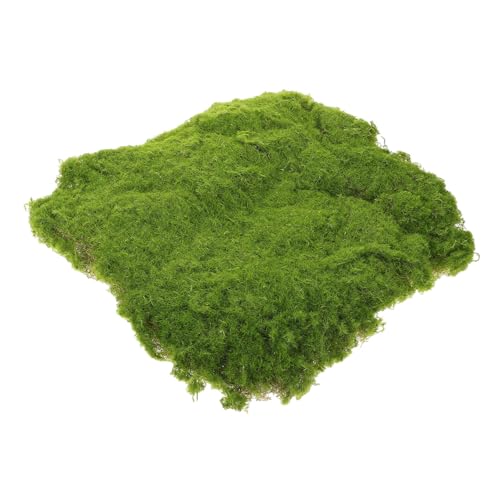 Toyvian Künstliches Moos Realistisch Wirkendes Grünes DIY Bastelmoos Wetterfestes Kunstmoos für Feengarten Pflanzenwand Landschaftsdeko und Kreative Dekorationen von Toyvian