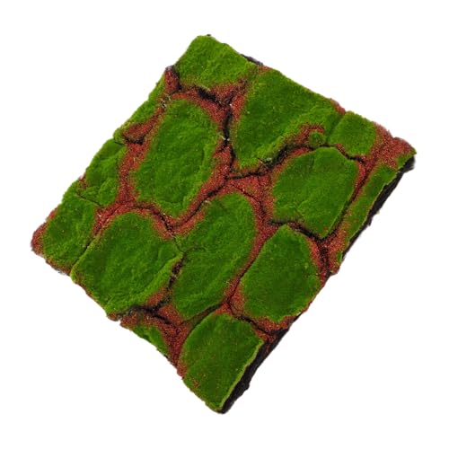 Toyvian Künstliches Moos Teppich Dekorative Kunstmoos Mat für Bonsai Fischtanks Garten und Innenraumgestaltung Lebensechte Moos Deko für Frische Ihrem Zuhause von Toyvian