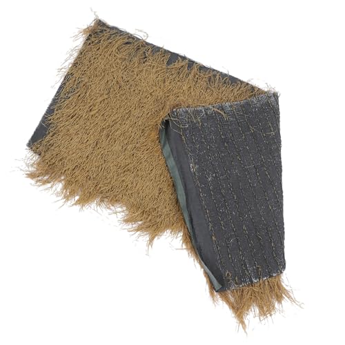 Toyvian Künstliches Strohdach Für Garten Und Terrasse Dekoratives Dachmaterial Natürlicher Für DIY Projekte Und Gestaltung Von Landhäusern Wetterbeständig von Toyvian