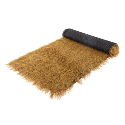 Toyvian Künstliches Strohdach Lebensnahes für Garten und Terrasse Imitation Reetdach Wetterbeständig für DIY Projekte und Außenbereiche Toyvian Künstliches Strohdach Lebensnahes für Garten und Terrasse Imitation Reetdach Wetterbeständig für DIY Projekte und Außenbereiche von Toyvian