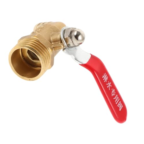 Toyvian Kugelhahn mit Wasserreinigerventil für Bewässerungssysteme Absperrbar zu Bedienen für Garten und Teich von Toyvian