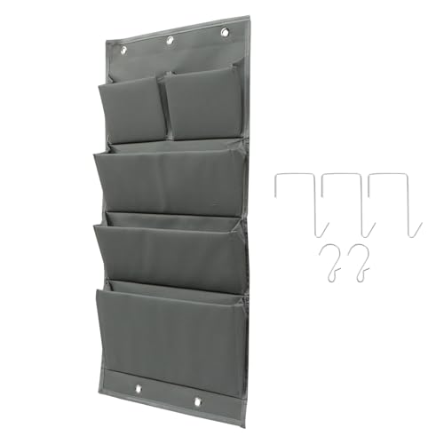 Toyvian Lagiger Türhänger Organizer aus Oxford Stoff mit Fächern Atmungsaktiv Platzsparend Robuste Aufbewahrungstasche für Schlafzimmer und Wohnräume Geordnetes Verstauen ohne Chaos von Toyvian