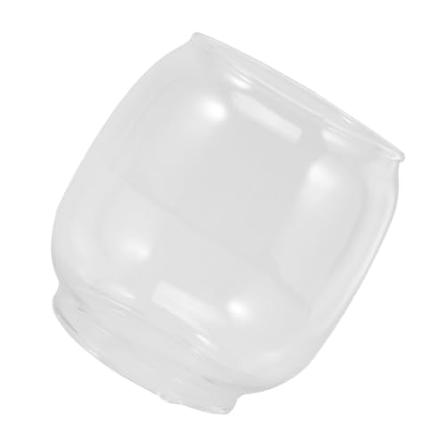 Toyvian Lampenschirm aus Glas klassischer lampenschirm retro lampenschirm Klarer Kerosinlampenschirm Garagenlampenschirm kleiner Öllampenschirm Glasabdeckung der Petroleumlampe Transparent von Toyvian
