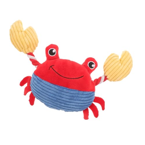 Toyvian Langlebiges Hundekauspielzeug Krabbenform Geräuschaktiv Zahnreinigend Stresslösend Robustes Kauspielzeug für Kleine Hunde zur Zahnpflege und Beschäftigung Toyvian Langlebiges Hundekauspielzeug Krabbenform Geräuschaktiv Zahnreinigend Stresslösend Robustes Kauspielzeug für Kleine Hunde zur Zahnpflege und Beschäftigung von Toyvian