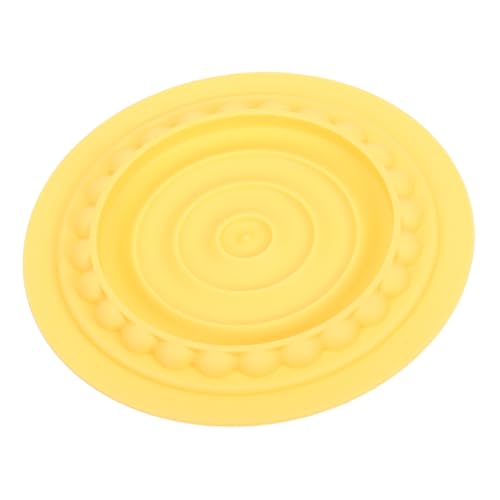 Toyvian Langsame Futtermatte für Katzen und Hunde rutschfeste Lick pad Slow Feeder Schüssel für Nassfutter Hilft Verdauung Verbessern Futterverschwendung Spülmaschinenfest Gelb Toyvian Langsame Futtermatte für Katzen und Hunde rutschfeste Lick pad Slow Feeder Schüssel für Nassfutter Hilft Verdauung Verbessern Futterverschwendung Spülmaschinenfest Gelb von Toyvian