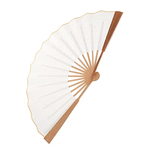 Toyvian Leerer Chinesischer Reispapier Faltfächer aus Langlebigem Bambus Eleganter Retro Handfächer für Dekoration Kühlung im Sommer und Einfach zu Öffnen Toyvian Leerer Chinesischer Reispapier Faltfächer aus Langlebigem Bambus Eleganter Retro Handfächer für Dekoration Kühlung im Sommer und Einfach zu Öffnen von Toyvian