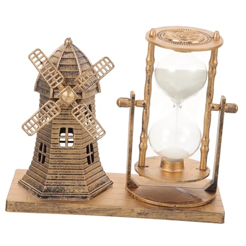 Toyvian Leuchtturm-Dekoration Aus Kunststoff Und Glas Für Tisch Oder Schreibtisch Vintage-Sanduhr-dekor Kompakt Und Robust Für Wohnzimmer Oder Büro von Toyvian