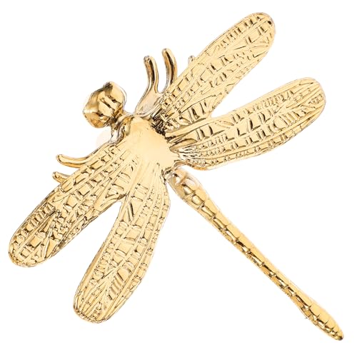 Toyvian Libellenförmiger Messing schrankgriff Vintage Möbelgriff für Kommode Kleiderschrank Türgriff Robust Langlebig für Küche und Wohnzimmer von Toyvian