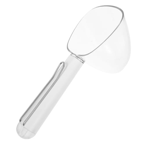 Toyvian Löffel Für Tiernahrung Katze Messen Tassen Plastikmessbecher Lebensmittelwaage Hundefutterlöffel Mit Clip Katzenschaufel Messlöffel Hundefutterschaufel Abs Transparent von Toyvian