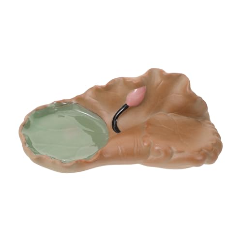 Toyvian Lotusblatt Pflanzentropfschale Keramik Langlebiger Untersetzer für Blumentöpfe für Bonsai und Sukkulenten Schützt Boden und Tisch Toyvian Lotusblatt Pflanzentropfschale Keramik Langlebiger Untersetzer für Blumentöpfe für Bonsai und Sukkulenten Schützt Boden und Tisch von Toyvian